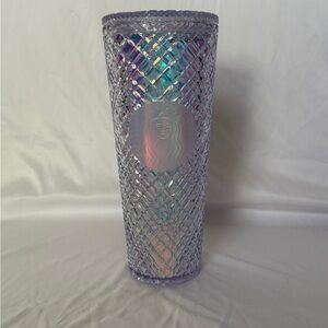 Starbucks Holographic Purple Tumbler